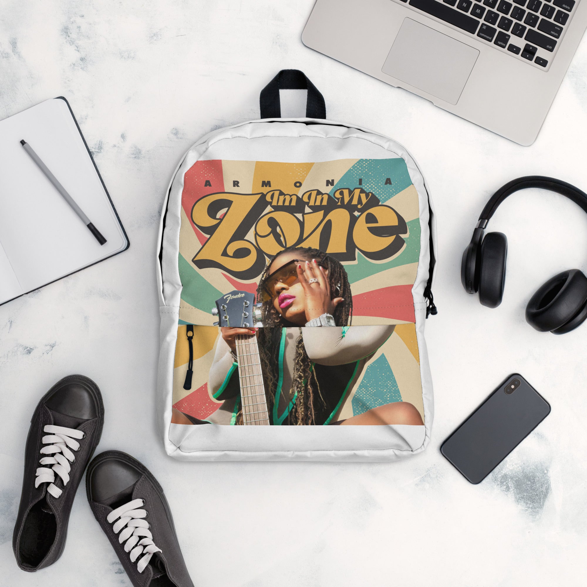 backpack for headphones laptop and keyboard Exclusive "Im In My Zone" Backpack